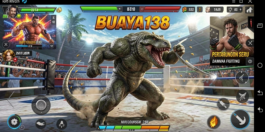 Tampilan seru pertarungan di BUAYA138 dengan aksi yang mendebarkan.