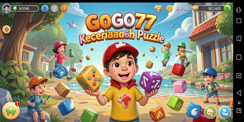 Tampilan gameplay GOGO77 yang penuh teka-teki menarik.