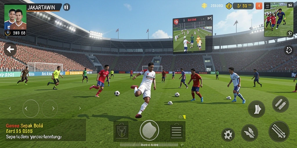 Tampilan gameplay JAKARTAWIN yang memukau dan seru.