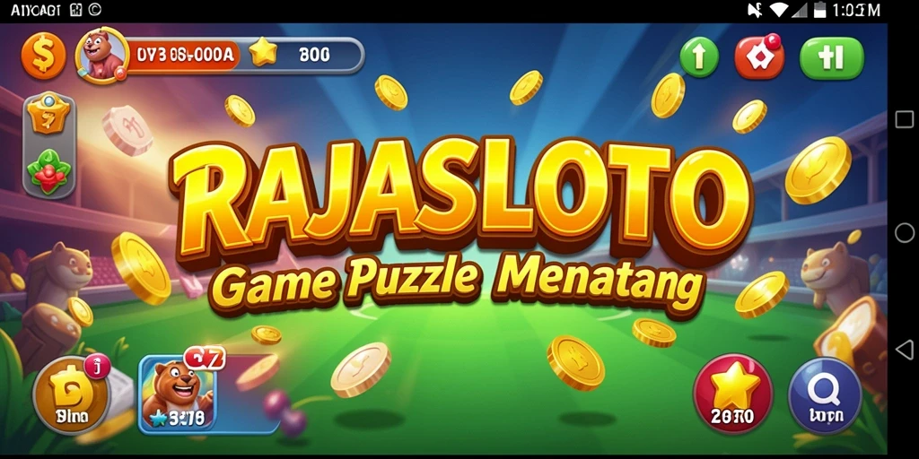 Tampilan gameplay puzzle yang menarik dan menantang