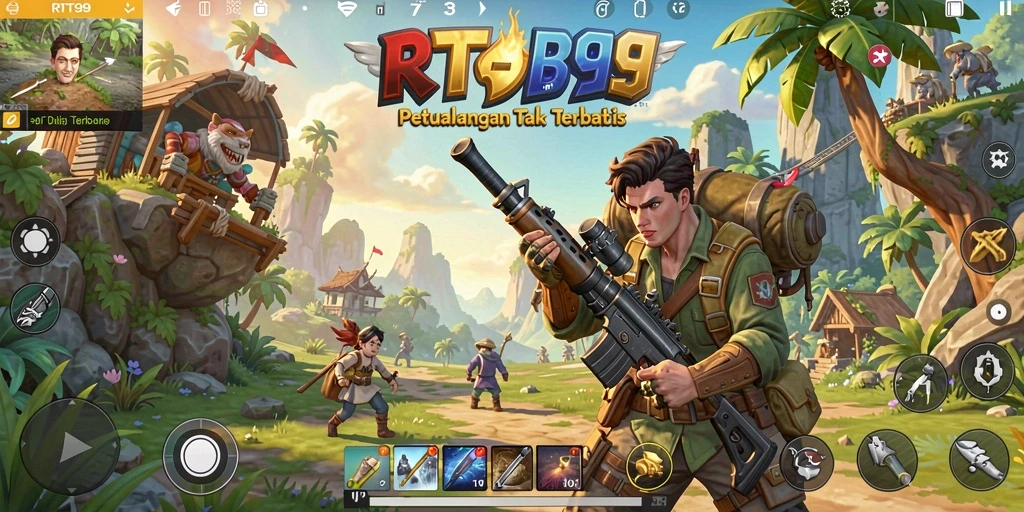 Tampilan gameplay yang menakjubkan dalam dunia terbuka.