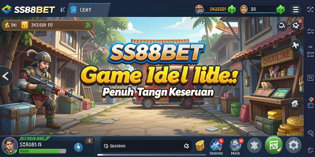 Tampilan gameplay SS88BET dengan karakter unik dan strategi manajemen.
